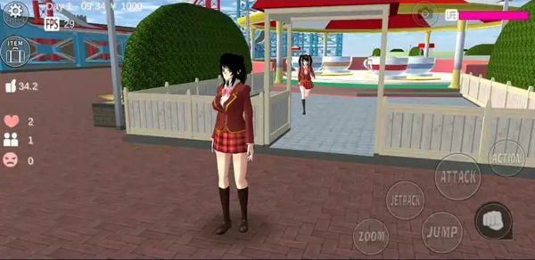 樱花校园模拟器英文版