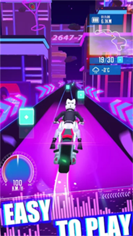 节奏音乐摩托车