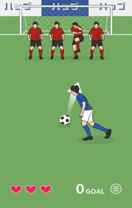 奇怪的任意球小游戏