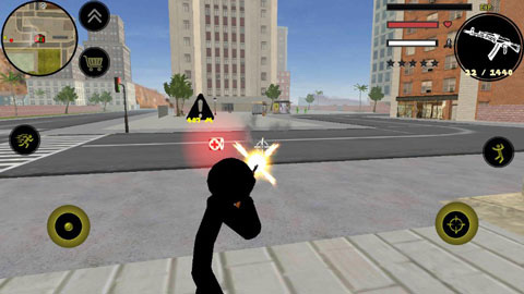 火柴人绳索英雄破解版(图1)